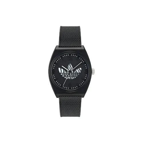 Adidas Originals Кварцевые часы механизм ремешок из смолы 38 мм черный циферблат унисекс