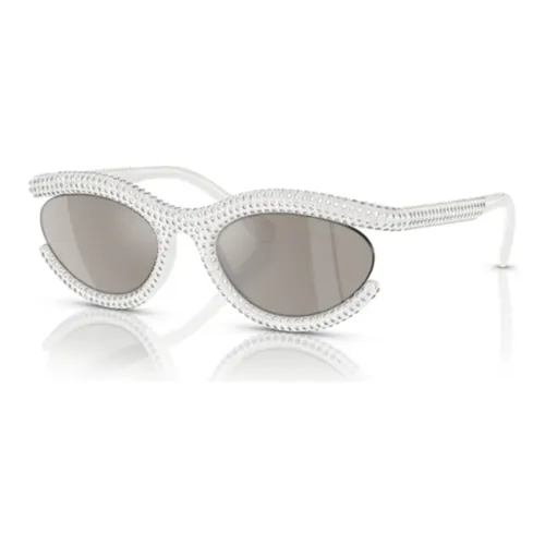 Swarovski Ацетат Нерегулярная форма Солнцезащитные очки Мужской Белый