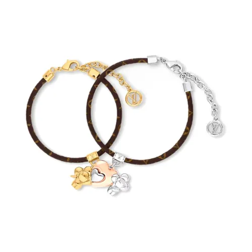 LOUIS VUITTON Металл Покрытый холст Браслеты Унисекс Многоцветные