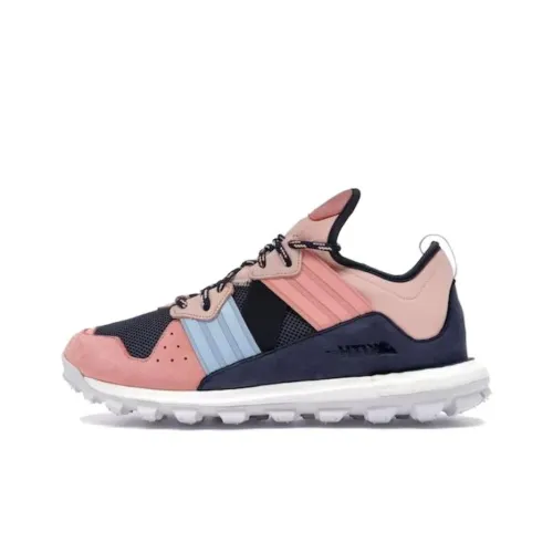 Adidas Response TR Boost Беговые кроссовки Низкий топ Розовый/Синий Унисекс