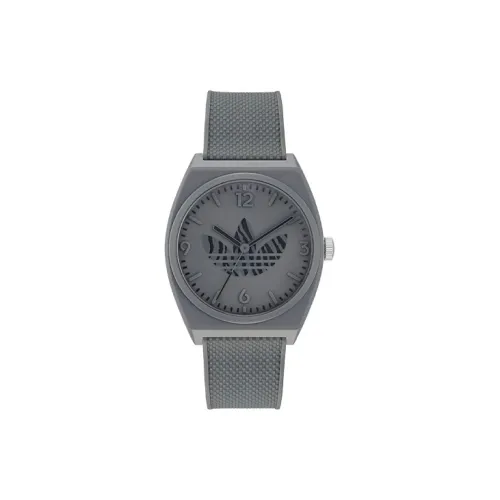 Adidas Originals Кварцевые часы ремешок из смолы 38 мм серый циферблат унисекс