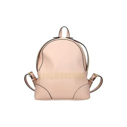 LOVE MOSCHINO Полиуретан Рюкзак Средний Женский Нюдово-розовый