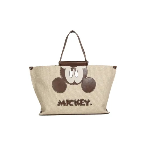 Disney Кожа Спиннинг Тоут Одно плечо Сумка Большая Женская Экрю