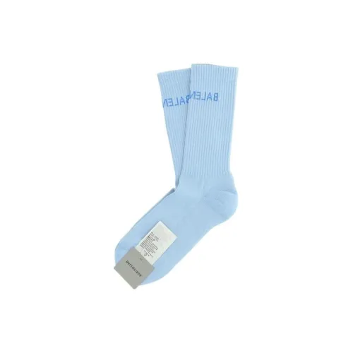 Balenciaga Blue Men's Mid Shin Sock