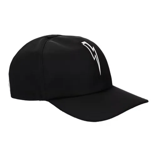 Neil Barrett Acrylic Nylon Polyester Polyurethane Caps Men's Black Нил Баррет Акрил Нейлон Полиэстер Полиуретан Кепки Мужской Черный