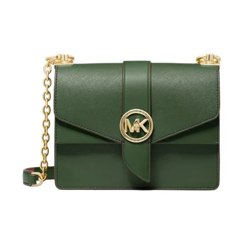 MICHAEL KORS Greenwich Saffiano кожа через плечо маленькая сумка для женщин Amazon зеленый