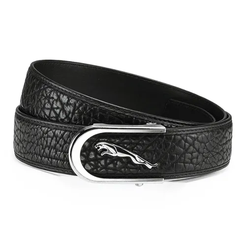 JAGUAR Автоматическая застежка износостойкие ремни из коровьей кожи мужской ширина 3,7 см