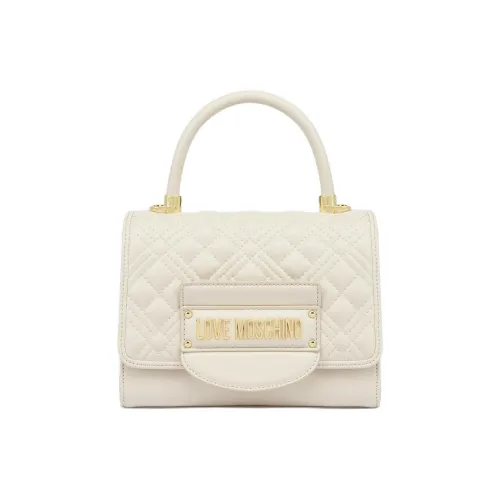 LOVE MOSCHINO Полиуретан Сумка через плечо Мини Женский Айвори