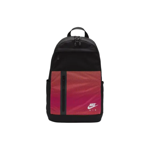 Nike Elemental Ткань Рюкзак Стандартный Унисекс Черный Красный