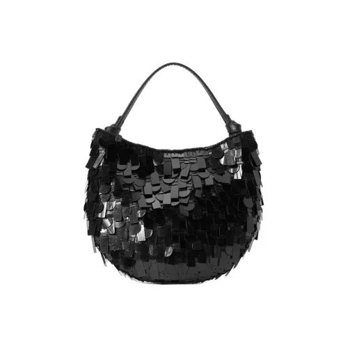 Staud Акриловая сумка-полумесяц сумка на одно плечо мини женская черная