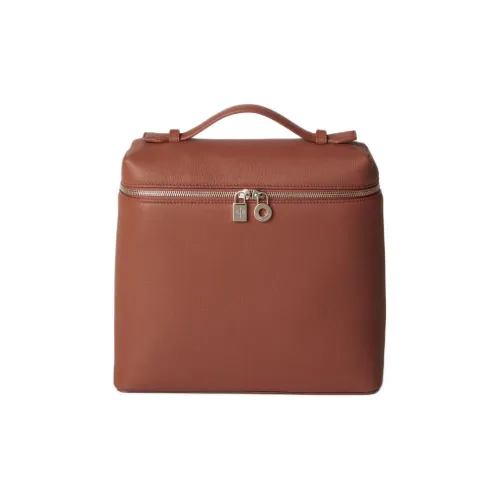 Loro Piana ExtraPocket Телячья кожа Carry Рюкзак Женские Коричневый