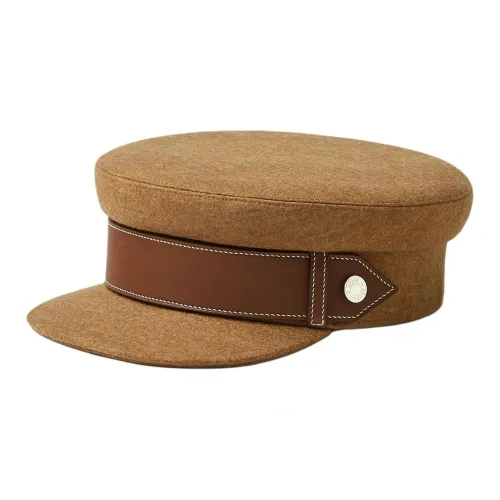 HERMES Шерстяные береты Женские Коричневый