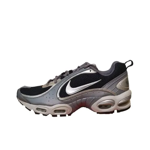 Nike Air Max Tailwind 2008 V2 Амортизация Низкий Топ Повседневная Обувь Мужская Черный Серебряный