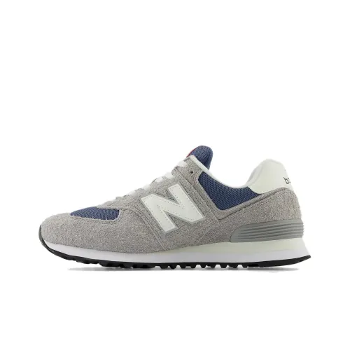 New Balance NB 574 Устойчивый к истиранию Низкий Топ Повседневная Городская Коммутерская Беговая Обувь Унисекс Серый