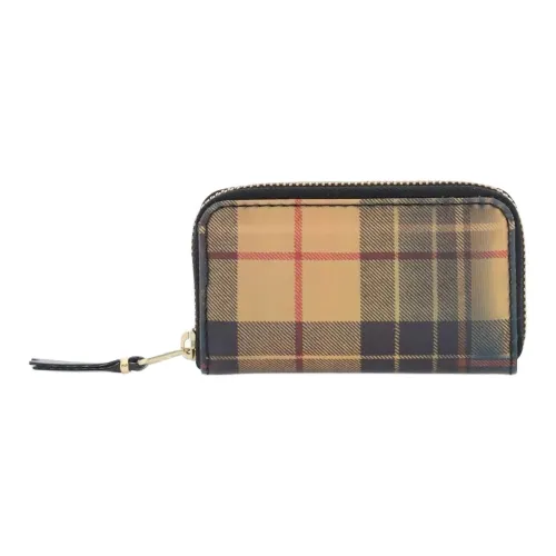 CDG Коровья кожа Держатель для карт кошелек Мужской Желтый Черный