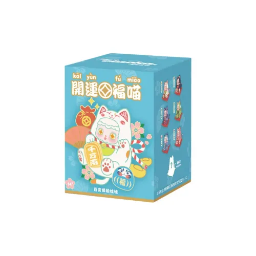 ciaoka Счастливый кот Плюшевый Милый Удача Привлекающий Lucky Meow Слепые коробки 1 Полная коробка 6 шт