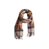 Кофейно-белый, клетчатый