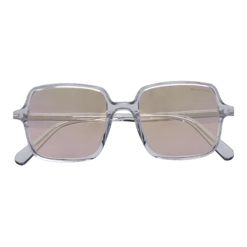 Moncler Propionate Fiber Square Sunglasses Women's Transparent