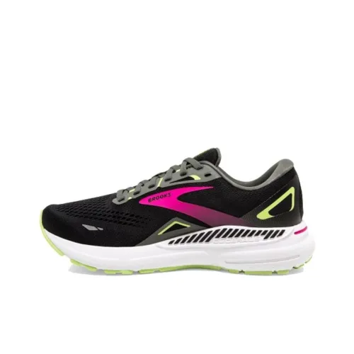 Brooks Adrenaline GTS Износостойкие Дышащие Низкие Кроссовки для Бега Женские Черные Красные