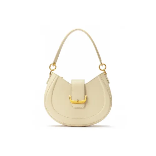 Roberta Di Camerino Сумка из коровьей кожи в форме полумесяца сумка на одно плечо сумка через плечо среднего размера женская абрикосовый авокадо-зеленый