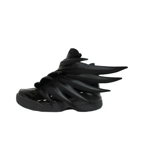 Adidas Originals JEREMY SCOTT Wings 3,0 Dark Knight противоскользящий MID скейтбординг кроссовки унисекс черный