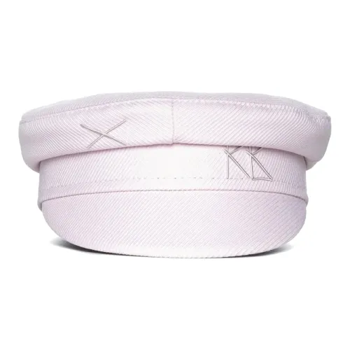 RUSLAN BAGINSKIY Хлопок Береты Женские Светло-розовый