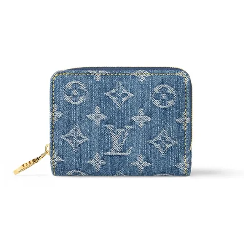 LOUIS VUITTON Деним Кошелек Женские Синий
