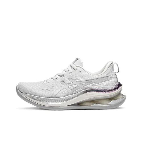Asics Гель Kinsei Ma Low Топ Беговые кроссовки Женские Белый Серый