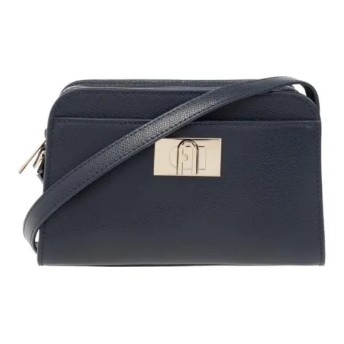 Furla 1927 Collection Сумка через плечо из кожи женская морской синий