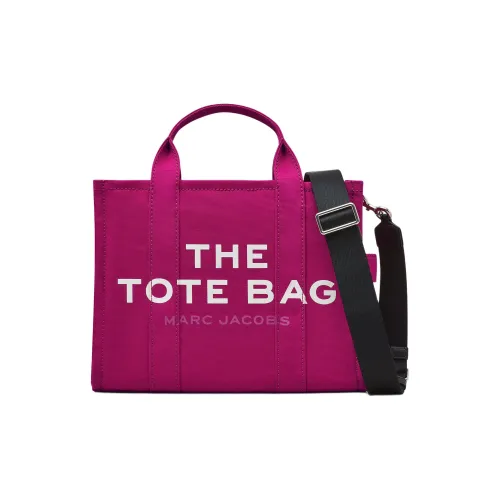 MARC JACOBS Хлопок And Холст Сумка-тоут Сумка для покупок Сумка через плечо Сумка среднего размера Женская Розовая Помада