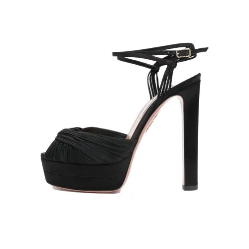 AQUAZZURA One Ремень Сандалии 13,5 см Женские Черные