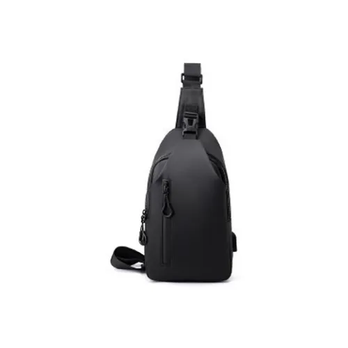 Techson Полиэстер Sling Сумка Стандартная Унисекс Черный Серый