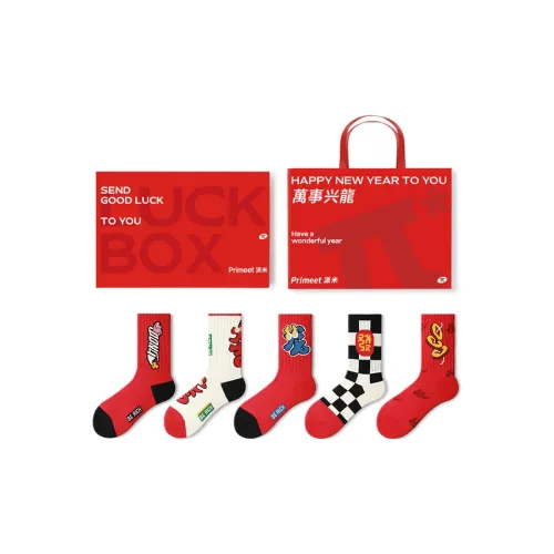 PRIMEET Носки Crew Унисекс Коробка из 5 пар