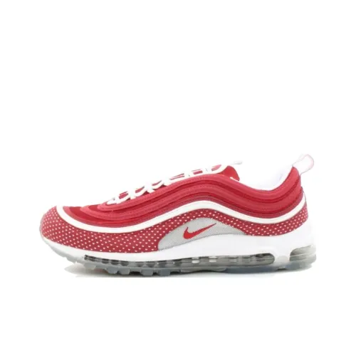 Nike Air Max 97 Устойчивый к истиранию Дышащий Низкий Топ Повседневная Обувь Женская Красная