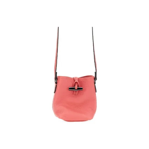 LONGCHAMP Roseau Essential Коровья кожа Сумка через плечо Мини Женские Гранатовый Syrup
