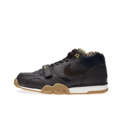 Nike Air Trainer 1 MID PRM QS Амортизация Износостойкий MID Топ Кроссовки для тренировок Унисекс Черный