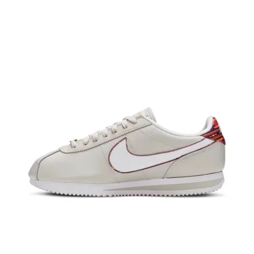 Nike Cortez Шокабойеры Противоскользящие Низкие Беговые кроссовки Унисекс Серые