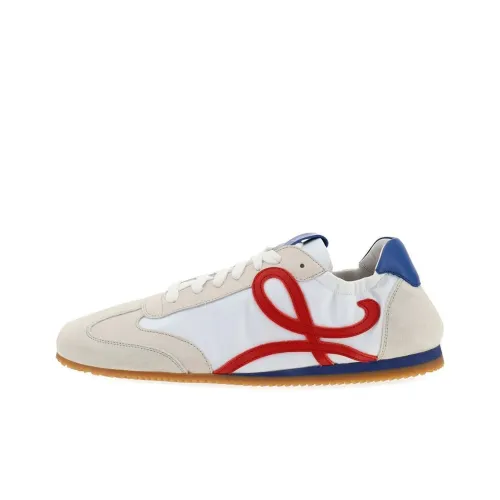 LOEWE Ballet Runner Low Топ Повседневная обувь Мужская Белый Красный