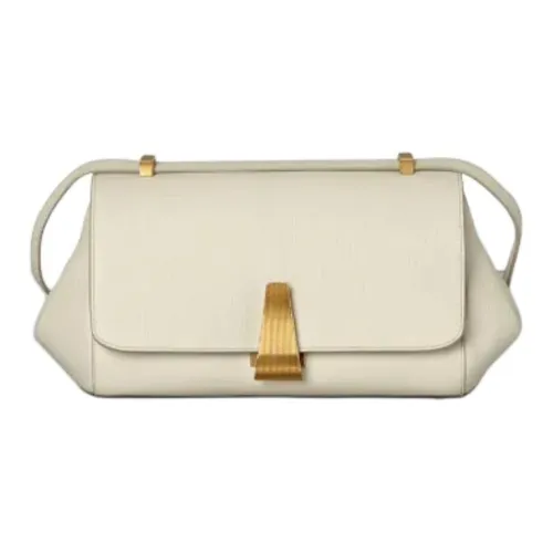 Bottega Veneta Телячья кожа Сумка через плечо Маленькая Женская Гипсовая