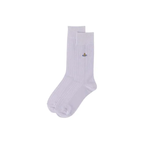Vivienne Westwood Фиолетовые Женские Носки MID до икры