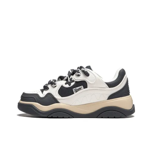 LINING Zhi Cheng 2,0 Low Топ Скейтборд Кроссовки Мужские Черный Белый