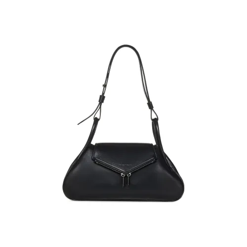 AMINA MUADDI Овечья кожа Сумка через плечо Женская Черная