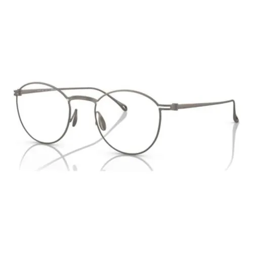 GIORGIO ARMANI Титан Овал Оправы для очков Мужской Серый