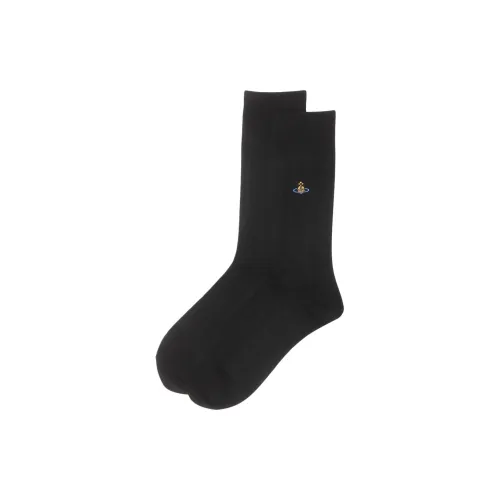 Vivienne Westwood Черные Женские Носки MID до икры