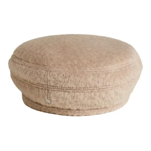 HERMES Альпака Шерповые шляпы Женские CAMEL