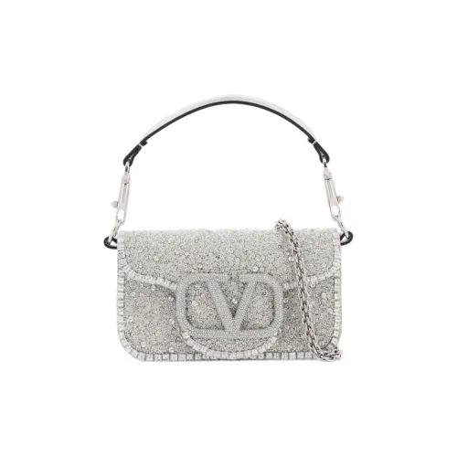 Valentino Lambskin Portable Crossbody Bag Shoulder Bag Women's White Валентино Lambskin Портативная Сумка через плечо Сумка на плечо Женская Белая