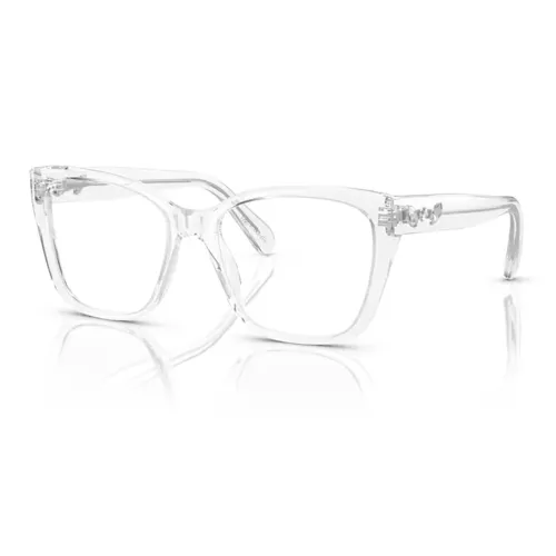 Swarovski Ацетил Нерегулярная форма Оправы для очков Мужской Прозрачный