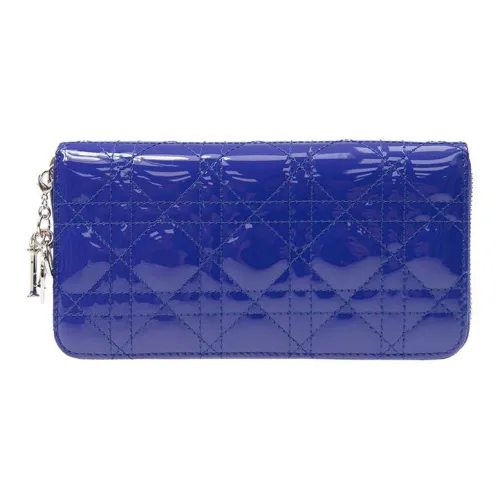 DIOR Лакированная кожа Кошелек Женские Фиолетовый