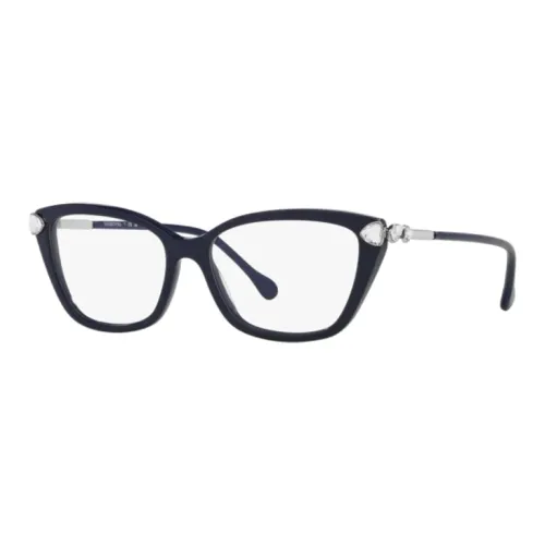 Swarovski Металл Acetyl Нерегулярная форма Оправы для очков Унисекс Черный