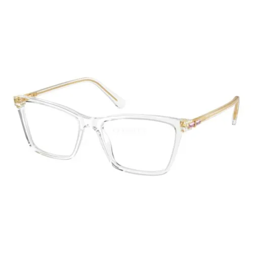 Swarovski Ацетат Нерегулярная форма Оправы для очков Мужской Прозрачный